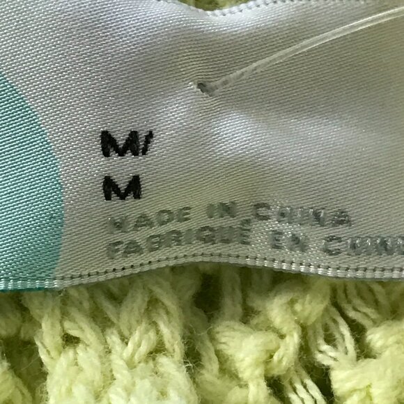 Free People Movement Beach Flare Pants Women M Yellow Crochet Geometric Stretch - Picture 4 of 16